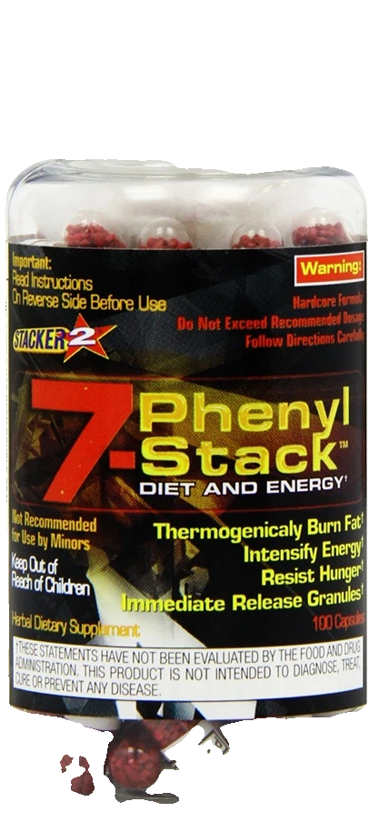 Stacker 2 7-Phenyl Stack - 100 caps (EAN 878114000878)