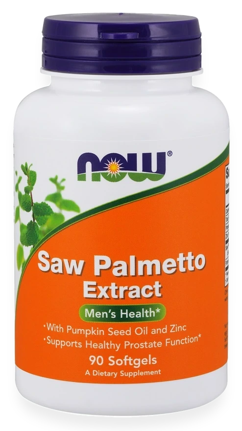 Saw Palmetto Extract with Pumpkin Seed Oil and Zinc, 80mg - 90 softgels