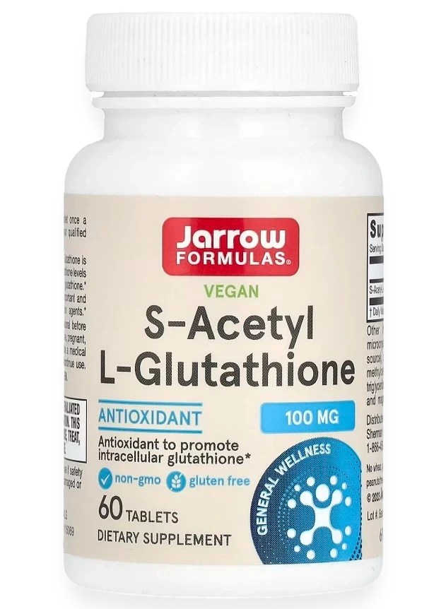 S-Acetyl L-Glutathione, 100mg - 60 tablets