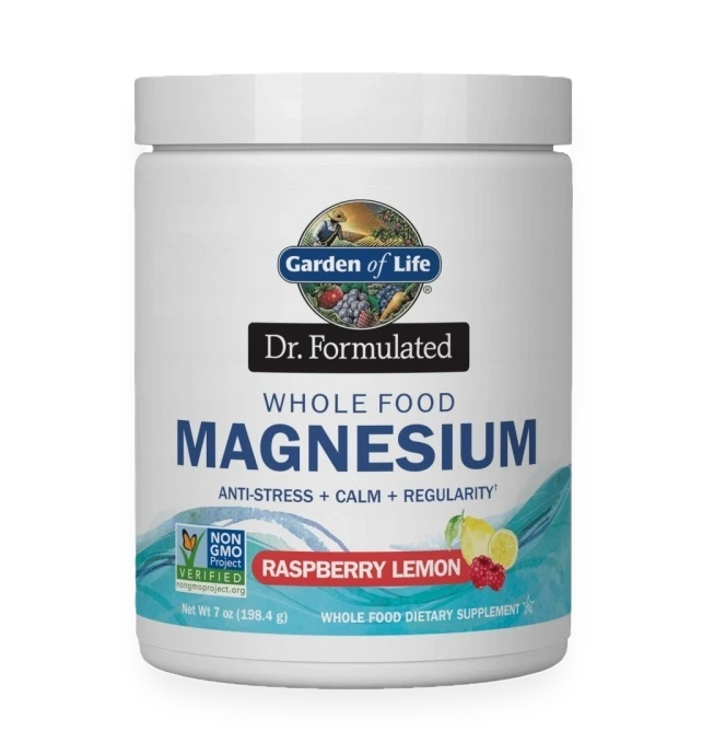 Dr. Formulated Whole Food Magnesium, Raspberry Lemon - 198 grams