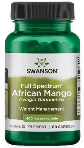 Full Spectrum African Mango (Irvingia Gabonensis), 400mg - 60 caps