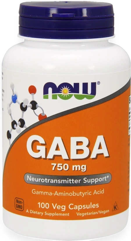 GABA, 750mg - 100 vcaps