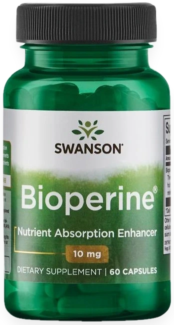 Bioperine, 10mg - 60 caps