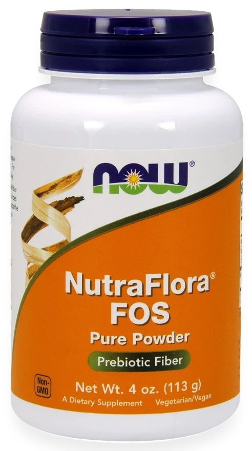 NutraFlora FOS, Pure Powder - 113 grams