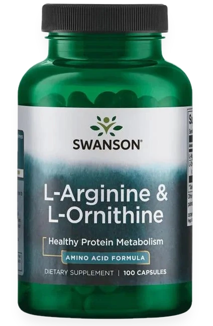 L-Arginine & L-Ornithine - 100 caps