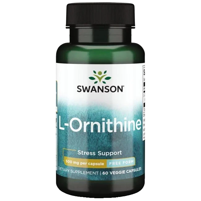 L-Ornithine, 500mg - 60 vcaps