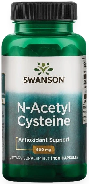 N-Acetyl Cysteine, 600mg - 100 caps