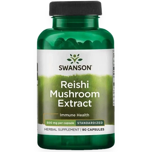Reishi Mushroom Extract, 500mg - 90 caps