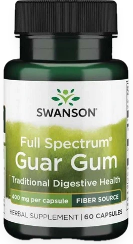Full Spectrum Guar Gum, 400mg - 60 caps