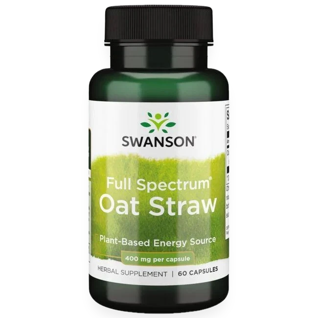 Full Spectrum Oat Straw, 400mg - 60 caps