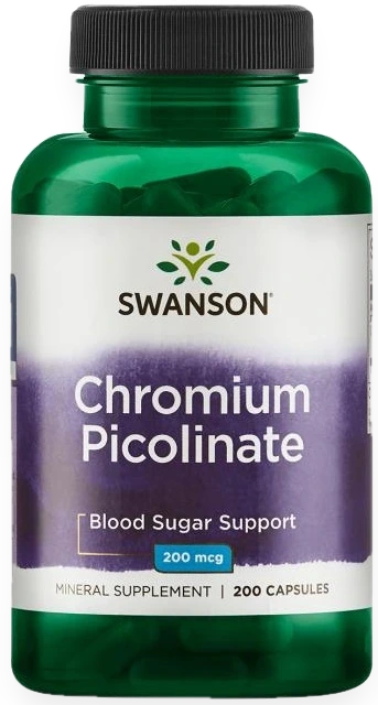 Chromium Picolinate, 200mcg - 200 caps