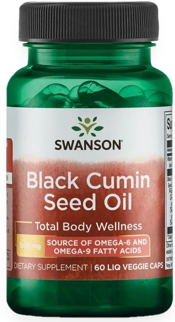 Black Cumin Seed Oil, 500mg - 60 liquid vcaps