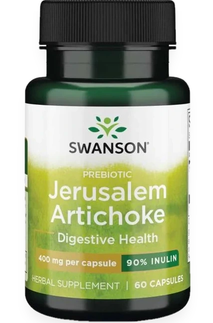 Prebiotic Jerusalem Artichoke, 400mg - 60 caps