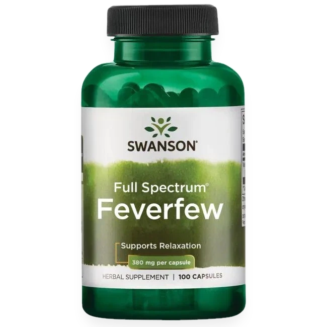 Full Spectrum Feverfew, 380mg - 100 caps
