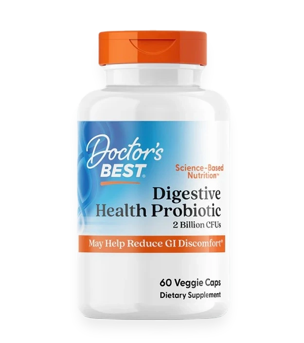 Digestive Health Probiotic 2 Billion with LactoSpore - 60 vcaps