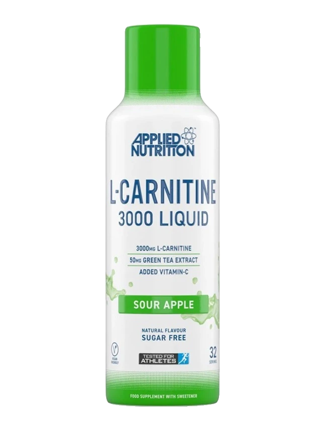 L-Carnitine Liquid 3000, Sour Apple - 480 ml.