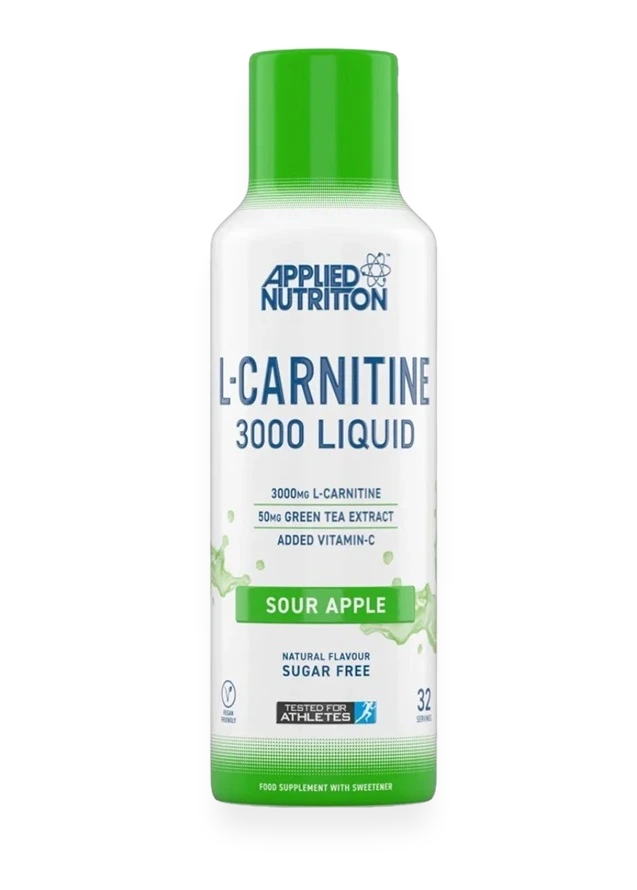 L-Carnitine Liquid 3000, Sour Apple - 480 ml.