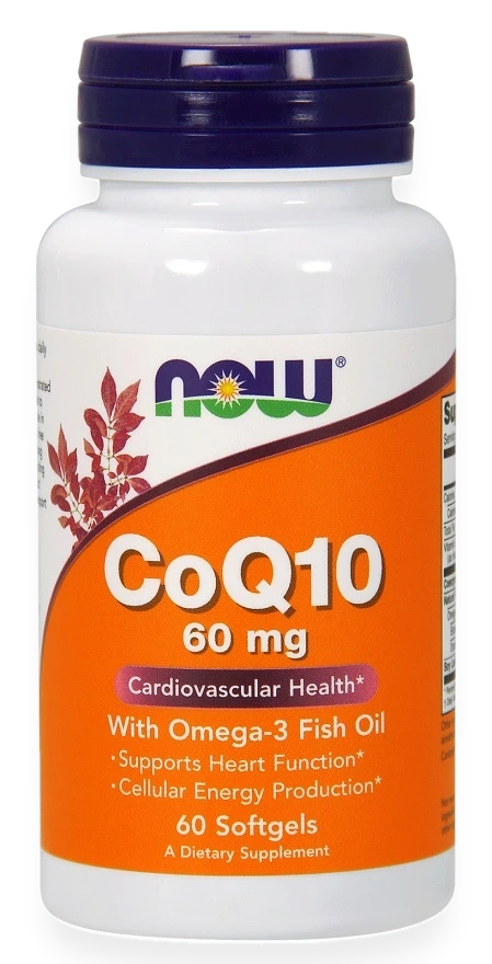 CoQ10 with Omega-3, 60mg - 60 softgels