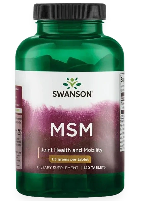 MSM, 1500mg - 120 tablets