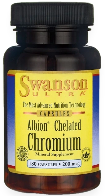 Albion Chelated Chromium, 200mcg - 180 caps