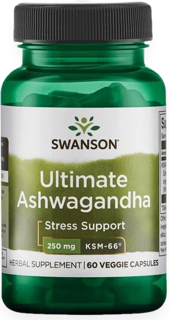 Ashwagandha Ultimate KSM-66, 250mg - 60 vcaps