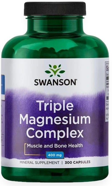 Triple Magnesium Complex, 400mg - 300 caps