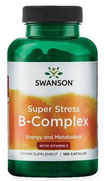 Super Stress B-Complex with Vitamin C - 100 caps