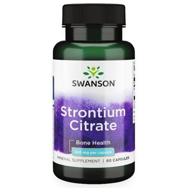 Strontium Citrate, 340mg - 60 caps