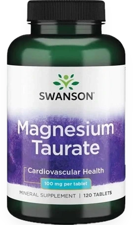 Magnesium Taurate, 100mg - 120 tablets