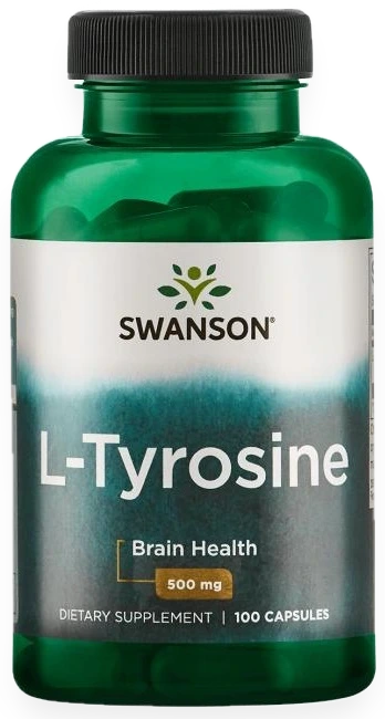 L-Tyrosine, 500mg - 100 caps