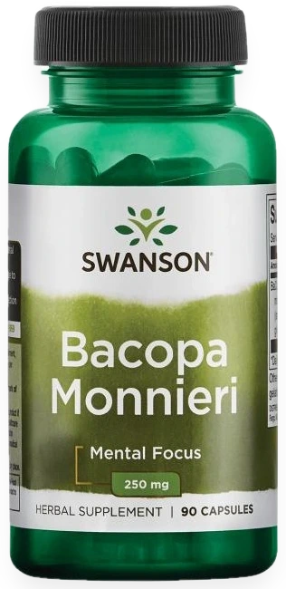 Bacopa Monnieri, 250mg - 90 caps