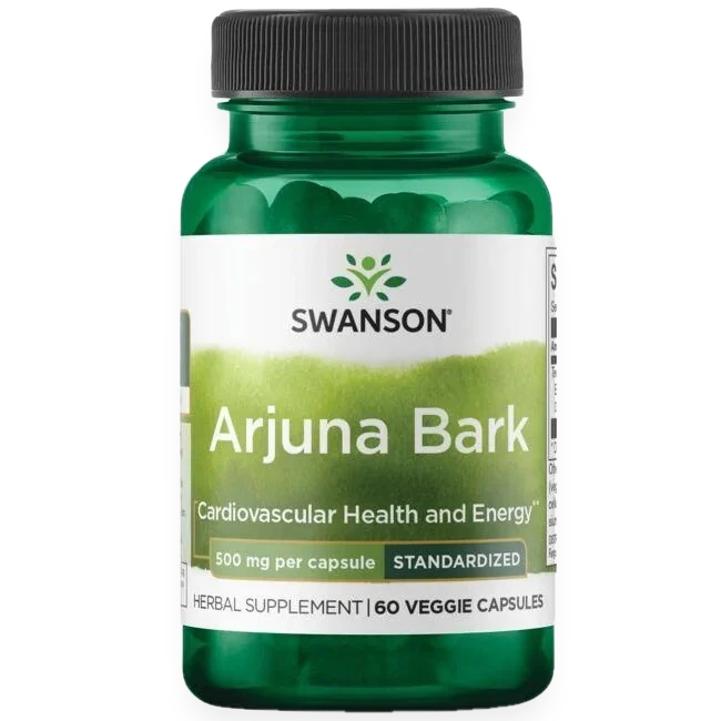 Arjuna Bark, 500mg - 60 vcaps
