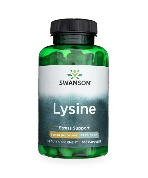 Lysine, 500mg Free-Form - 100 caps