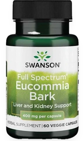 Full Spectrum Eucommia Bark, 400mg - 60 vcaps