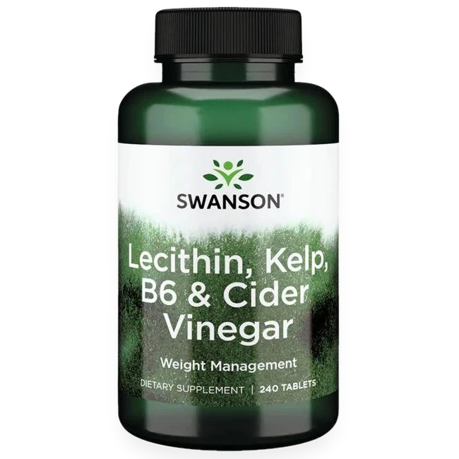 Lecithin, Kelp, B6 & Cider Vinegar - 240 tablets