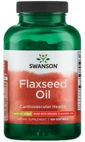 Flaxseed Oil, 1000mg - 100 softgels