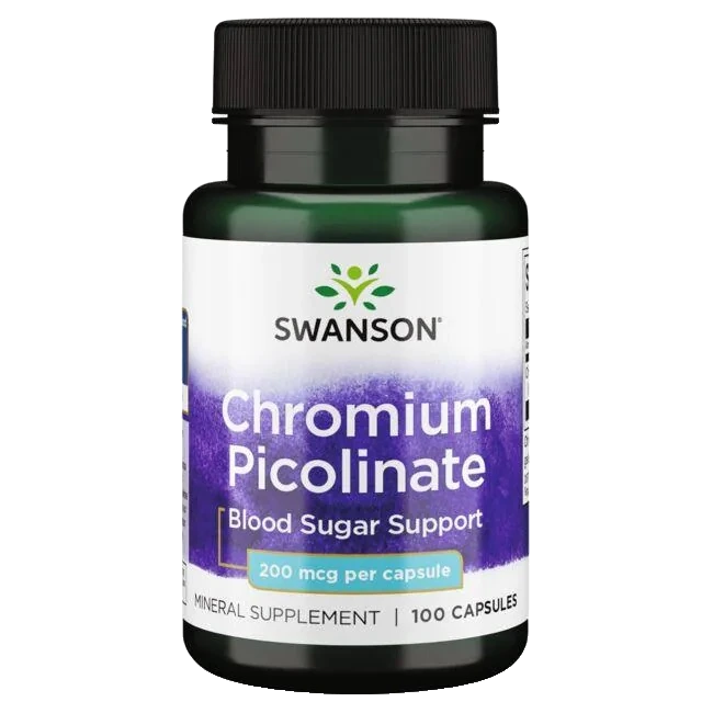Chromium Picolinate, 200mcg - 100 caps