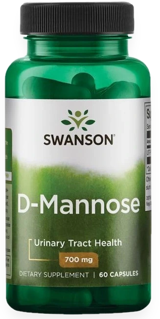 D-Mannose, 700mg - 60 caps