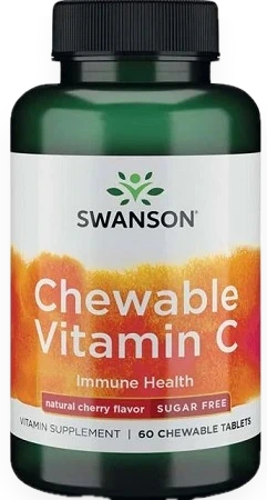 Chewable Vitamin C, Natural Cherry Flavour - 60 chewable tablets