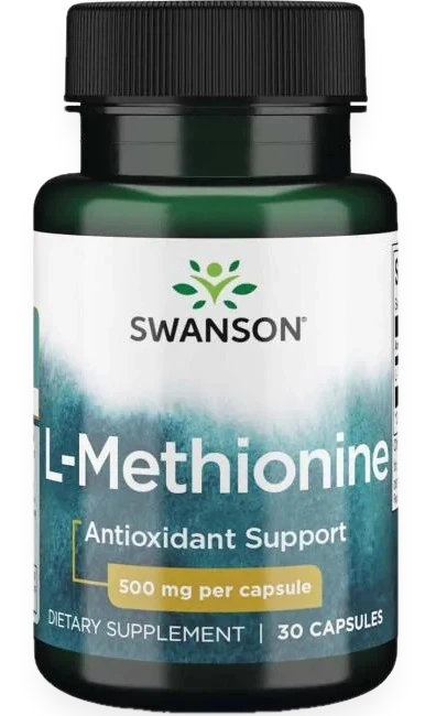 L-Methionine, 500mg - 30 caps