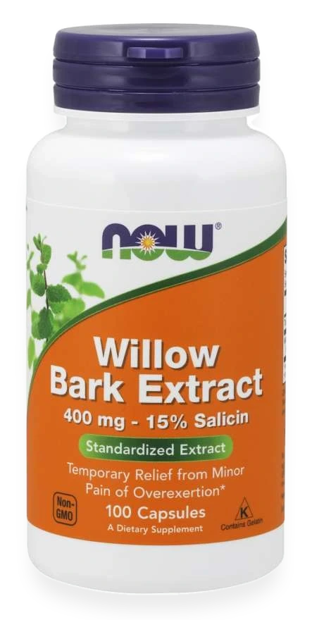 Willow Bark Extract, 400mg - 100 caps