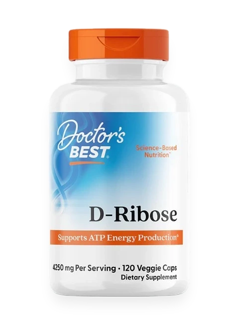 D-Ribose, 4250mg - 120 vcaps