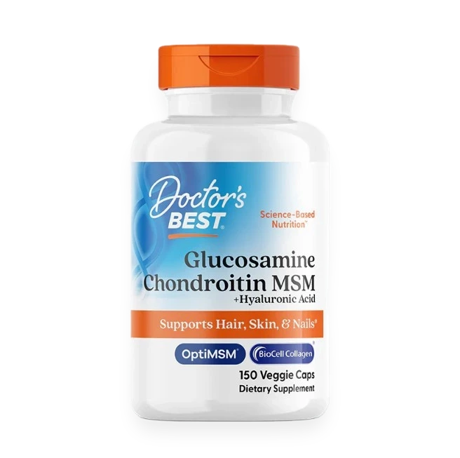 Glucosamine Chondroitin MSM + Hyaluronic Acid - 150 vcaps