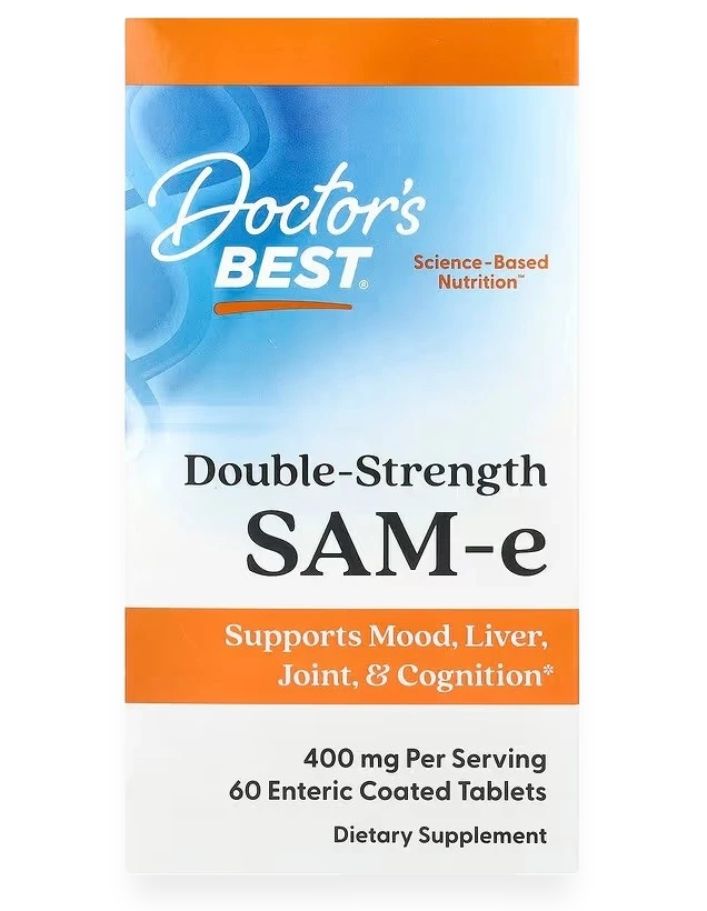 SAM-e, 400mg Double-Strength - 60 tablets