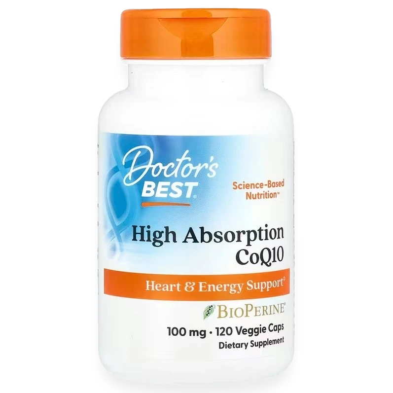 High Absorption CoQ10 with BioPerine, 100mg - 120 vcaps
