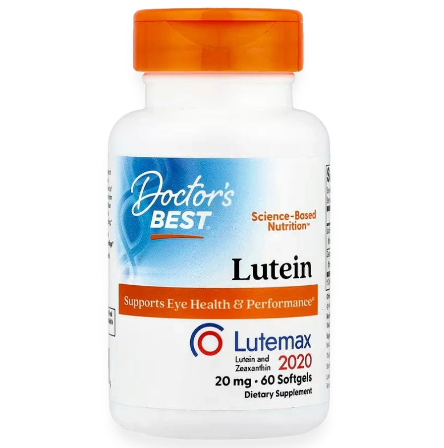 Lutein with Lutemax, 20mg - 60 softgels