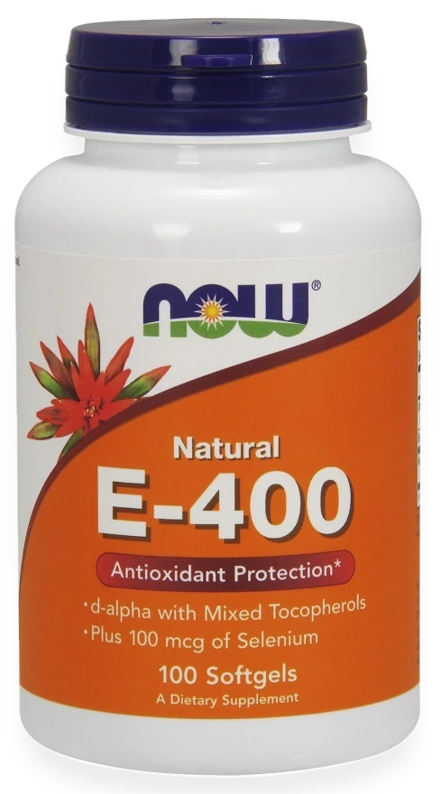 Vitamin E-400 IU with Selenium - 100 softgels