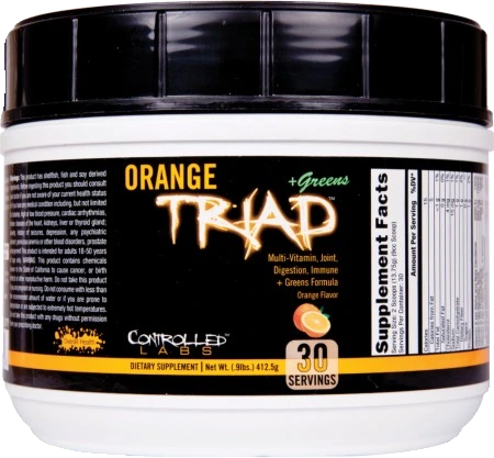 Orange Triad + Greens, Lemon Ice Tea - 418 grams
