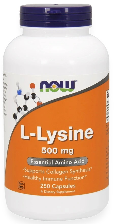L-Lysine, 500mg - 250 vcaps