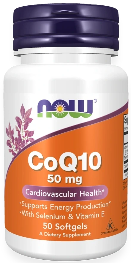 CoQ10 with Selenium & Vitamin E, 50mg - 50 softgels